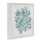 Stupell Industries Coral Blue Sea Beach Design Framed Giclee Art